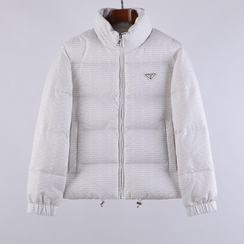 Prada Hooded 
Down Puffer