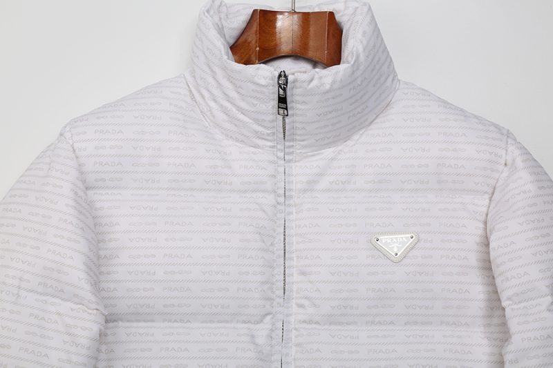 Prada Hooded 
Down Puffer