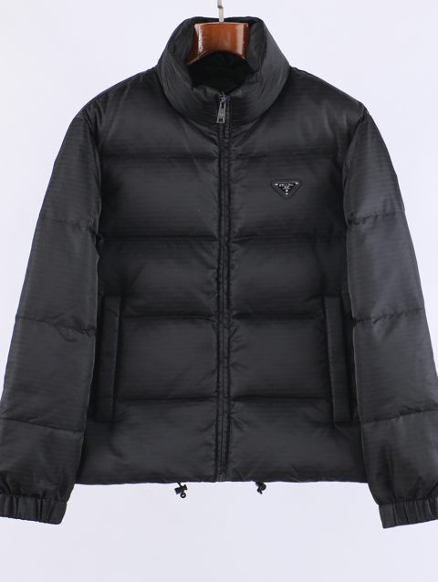 Prada Hooded 
Down Puffer