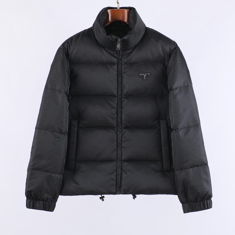 Prada Hooded 
Down Puffer