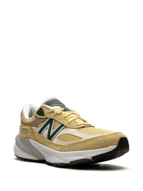 990 "Pale Yellow/Forest Green" sneakers