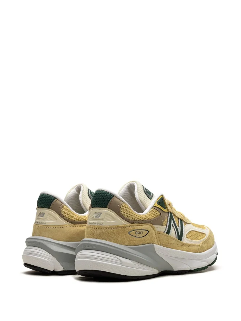 990 "Pale Yellow/Forest Green" sneakers